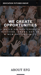 Mobile Screenshot of educationfuturesgroup.com